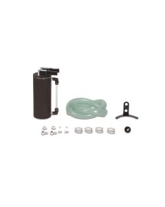 Mishimoto Wrinkle Black Small Universal Aluminum Oil Catch Can- MISH-MMOCC-SAWBK