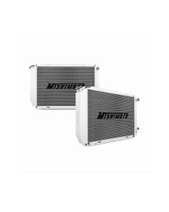 Mishimoto 79-93 Ford Mustang Dual Pass Manual Aluminum Radiator - MMRAD-MUS-79DP