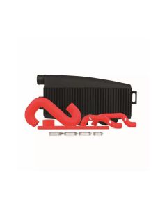 Mishimoto Black Top-Mount Intercooler w/ Red Hoses Saab | Subaru 2002-2007- MISH-MMTMIC-WRX-01BKRD