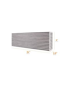Mishimoto Universal Air-to-Air Intercooler Core - 24in / 8in / 3.5in - MMUIC-05