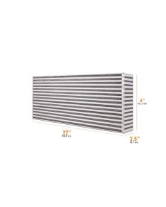 Mishimoto Universal Air-to-Air Intercooler Core - 22in / 6in / 3.5in - MMUIC-09