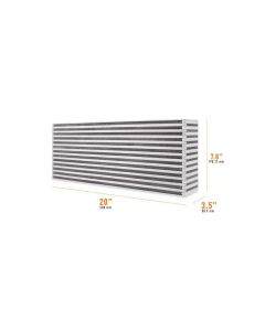 Mishimoto Universal Air-to-Air Intercooler Core - 20in / 7.8in / 3.5in - MMUIC-14