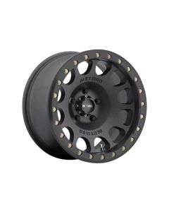 Method MR105 V3 Beadlock 17x9 -38mm Offset 8x6.5 130.81mm CB Matte Black Wheel w/ BH-H24125 - MR10579080538B