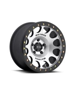 Method MR105 Beadlock 17x9 -38mm Offset 5x5 71.5mm CB Machined w/Matte Black Ring Wheel - MR10579050338B