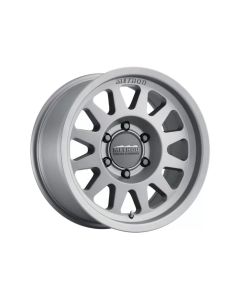 Method MR704 17x8.5 0mm Offset 8x6.5 130.81mm CB Matte Titanium Wheel - MR70478580800