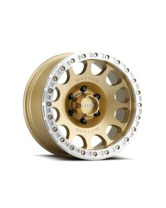 Method MR105 V3 Beadlock 17x9 -38mm Offset 5x5 71.5mm CB Gold Wheel w/ BH-H24125 - MR10579050138B