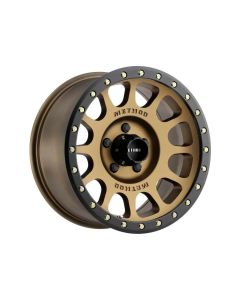Method MR305 NV 17x8.5 25mm Offset 5x5 94mm CB Method Bronze/Black Street Loc Wheel - MR30578550925