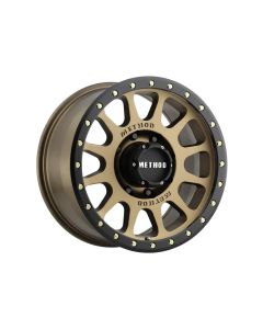 Method MR305 NV 20x10 -18mm Offset 8x6.5 130.81mm CB Method Bronze/Black Street Loc Wheel - MR30521080918N