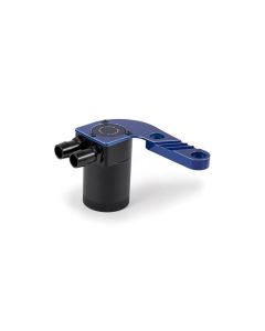 Mishimoto 15-20 BMW F8X M3/M4 Baffled Oil Catch Can - San Marino Blue - MMBCC-F80-15CSMB