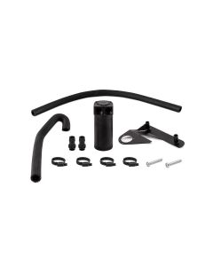 Mishimoto 16+ Nissan Titan XD Baffled Oil Catch Can Kit - Black - MMBCC-XD-16CBE2