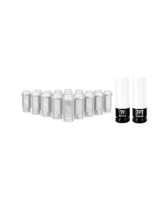 Mishimoto Aluminum Locking Lug Nuts 1/2 X 20 23pc Set Silver - MMLG-1220-23LSL