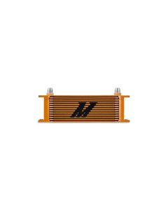 Mishimoto Universal 13-Row Oil Cooler Gold - MMOC-13GD