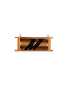 Mishimoto Universal 16-Row Oil Cooler Gold - MMOC-16GD