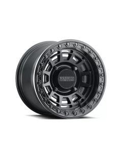 Method MR415 Beadlock 15x7 / 5+2/38mm Offset / 4x156 / 132 CB Matte Black Wheel - Gloss Black Ring - MR415570461052B