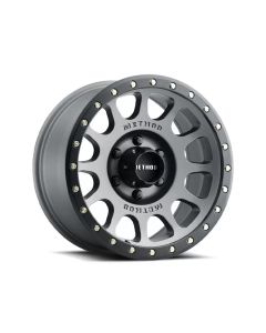Method MR305 NV 17x8.5 / 0mm Offset / 5x5.5BP / 108mm CB / Titanium - Matte Black Lip Wheel - MR30578555800