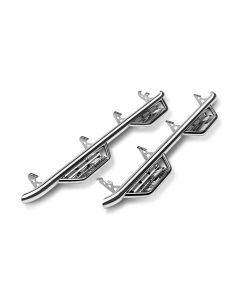 N-Fab Podium SS 2019 Chevy/GMC 1500 Crew Cab - Cab Length - Polished Stainless - 3in - HPC1980CC-SS