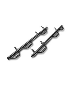 N-Fab Nerf Step 16-17 Toyota Tacoma Double Cab 6ft Bed - Gloss Black - Bed Access - 2in - T1690CC-6