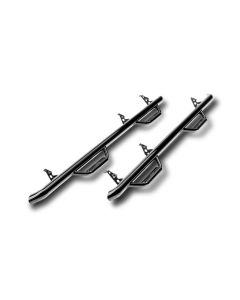 N-Fab Nerf Step 16-17 Toyota Tacoma Double Cab 5ft Bed - Gloss Black - W2W - 3in - T1580CC