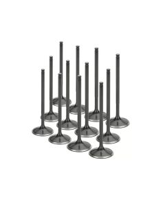 Supertech Nissan RB25 Black Nitrided Intake Valve - +1mm Oversize - Set of 12 - NIVN-1052-SL-12