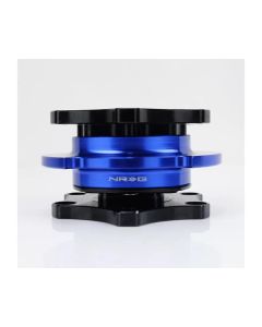 NRG Race Short Hub Datsun - Black Body Blue Ring - SRK-R200BK-BL