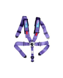 NRG SFI 16.1 5Pt 3 Inch Seat Belt Harness with Pads / Cam Lock - Purple - SBH-B6PCPP