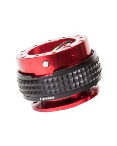 NRG Quick Release Kit - Pyramid Edition - Red Body / Black Pyramid Ring - SRK-210RD/BK