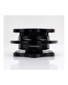NRG Quick Release SFI SPEC 42.1 - Shiny Black Body / Shiny Black Ring - SRK-R200BK-BK