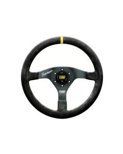 OMP Velocita Superleggero Suede Leather 350mm Diameter Steering Wheel Black - OD0-2020-071