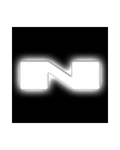 ORACLE Lighting Universal Illuminated LED Letter Badges - Matte Wht Surface Finish - N SEE WARRANTY - 3140-N-001