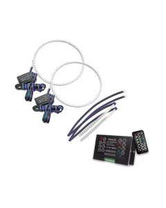 Oracle 21-22 Ford Bronco Headlight Halo Kit w/DRL Bar - Base Headlights -w/2.0 Cntrl SEE WARRANTY - 1471-333