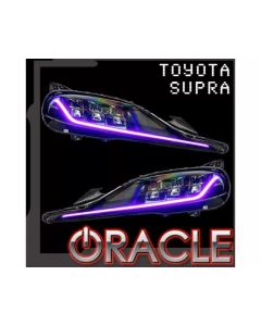 Oracle 20-21 Toyota Supra GR RGB+A Headlight DRL  Kit - ColorSHIFT w/ Simple Controller SEE WARRANTY - 1400-504
