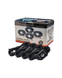 Oracle Underbody Wheel Well Rock Light Kit - White (4PCS) - 5000K SEE WARRANTY - 5875-001
