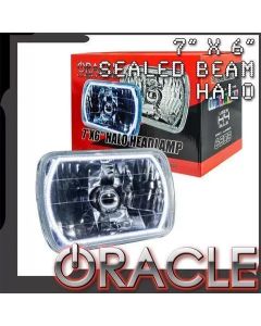 Oracle Pre-Installed Lights 7x6 IN. Sealed Beam - White Halo SEE WARRANTY - 6908-001