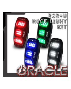 Oracle Underbody  RGB+W Wheel Well Rock Light Kit - 4 PCS - ColorSHIFT SEE WARRANTY - 5895-339