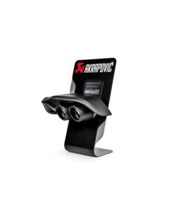 Akrapovic Counter Display with Sample Tail Pipe Set and Carbon Diffuser (High Gloss) - P-CM-CDC/1
