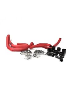 Perrin 08+ STi FMIC Red Boost Tubes w/ Black Silicone - PSP-ITR-430-2RD/BK