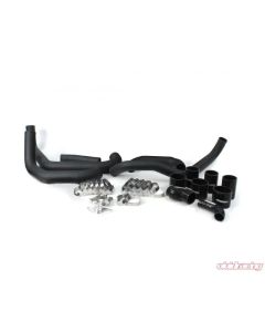 Perrin Performance 15-21 Subaru  STI FMIC Black Boost Tubes w/ Black Silicone Couplers - PSP-ITR-438-2BK/BK