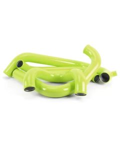 Perrin 15-21 Subaru STI Neon Yellow Boost Tubes w/ Black Couplers - PSP-ITR-438-2NY/BK