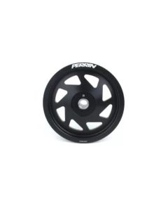 Perrin 19-21 Subaru WRX / 16-18 Forester Lightweight Crank Pulley (FA/FB Engines w/Large Hub) - Blk - PSP-ENG-104BK