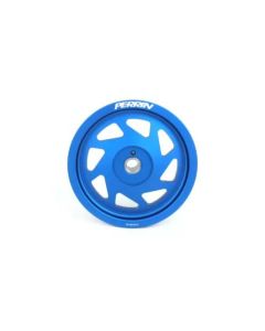 Perrin 19-21 Subaru WRX / 16-18 Forester Lightweight Crank Pulley (FA/FB Engines w/Large Hub) - Blue - PSP-ENG-104BL