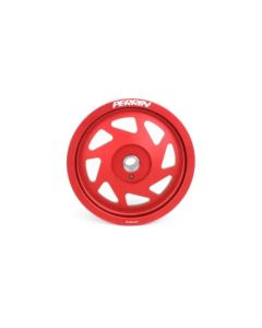 Perrin Lightweight Crank Pulley Red w/Large Hub Subaru FA/FB Engines 2015-2021- PERR-PSP-ENG-104RD