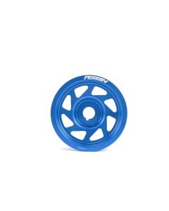Perrin 93-11 Subaru Impreza / 02-14 WRX / 04-21 STI EJ Crank Pulley - Blue (w/AC) - PSP-ENG-100BL