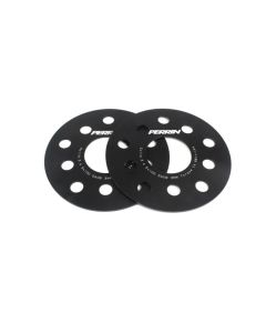 Perrin Subaru 5x114.3/5x100 7mm Slip-On Wheel Spacers - w/ 56mm Hubs/Qty 10 Studs - PSP-WHL-107BK