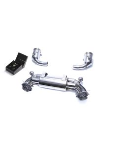 ARMYTRIX Stainless Steel Valvetronic Exhaust System w/Dual Carbon Tips for Porsche 992 Carrera 3.0L 2020+- ARMY-P92CS-DC92
