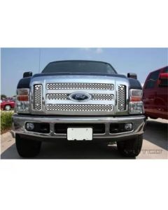 Putco 08-10 Ford SuperDuty (Will not Fit XL/FX4) Punch Stainless Steel Grilles - 84197