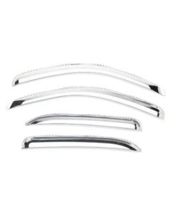 Putco 14-14 Chevrolet Silverado HD - Crew Cab (Set of 4) Element Chrome Window Visors - 480056