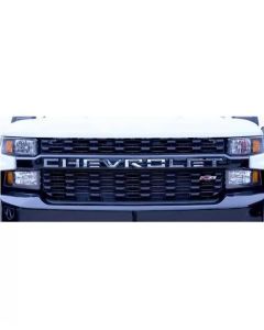Putco 19-20 Chevy Silverado LD - Grille Letters - Stainless Steel Chevrolet Letters - 55552GM