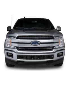 Putco 18-20 Ford F-150 - Hex Shield - Black Powder Coated Bumper Grille Inserts - 83161
