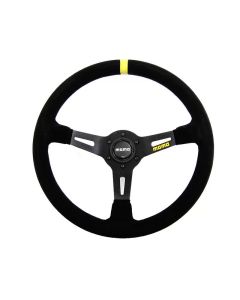 Momo MOD08 Steering Wheel 350 mm -  Black Suede/Black Spokes/1 Stripe - R1908/35S