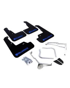 Rally Armor Black Mud Flap With Blue Logo and Altered Font Subaru WRX|STI 2015-2021- RALL-MF32-UR-BLK/BL-X